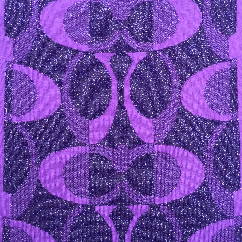 Coach purple scarf - gorgeous! 63x8inches beautiful purple ❤